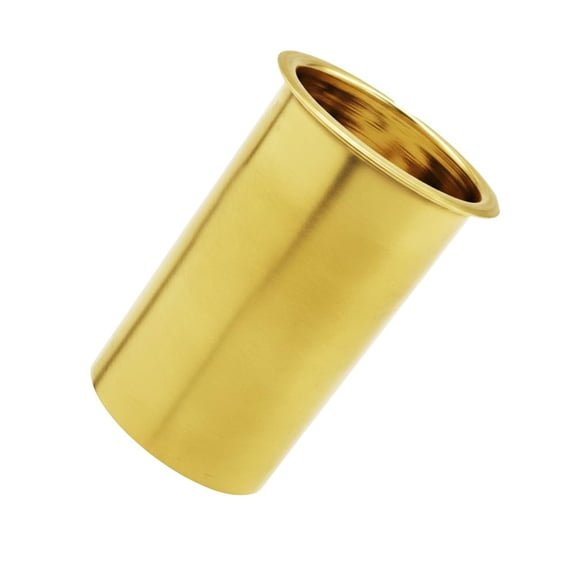 MARINE CITY Brass Drain Tube, Durable, Corrosion-Resistant, Lightweight & Stylish, 1 x 1-7/8 Inches, Perfect for Transoms, Boats, Motors, Bait, and More Pack of 1