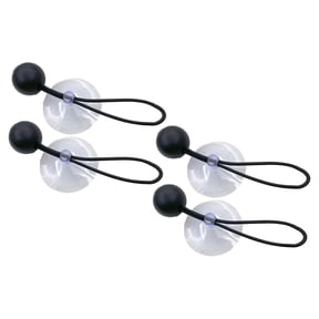 MARINE CITY Bungee Cord 2 Inches Suction Cup Boat Cover Tie Downs for Trailers & Boat Cover and Storage Pack of 4