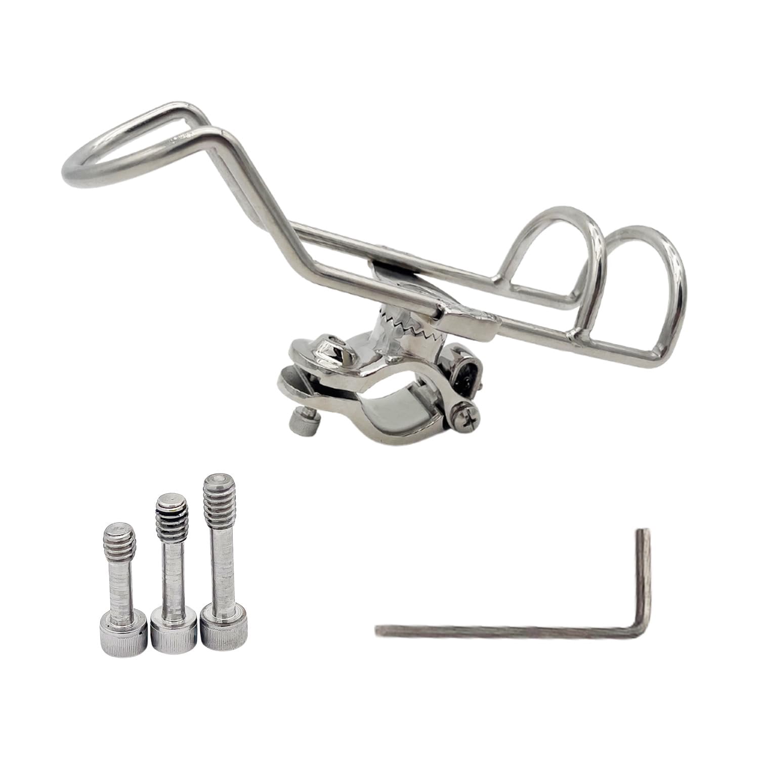 Stoddle Fish MARINE CITY Fishing Rod Holder, 304 Stainless Steel, Rotating Head ...