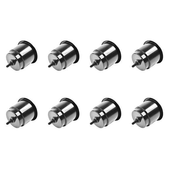 Marine City Cup Holder with Closeable Drain, Durable Polypropylene Plastic, Fits 30 oz Tumbler, for Boats RVs Yachts Kayaks Ships Marines, 8-Pack