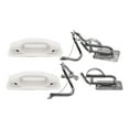 thumbnail image 1 of MARINE CITY Quick Release Snap Davits Set  304 Stainless Steel, 150 lb Lifting Capacity, Includes Mounting Hardware & White Handle Pads For yachts & Boats Pack of 2, 1 of 7
