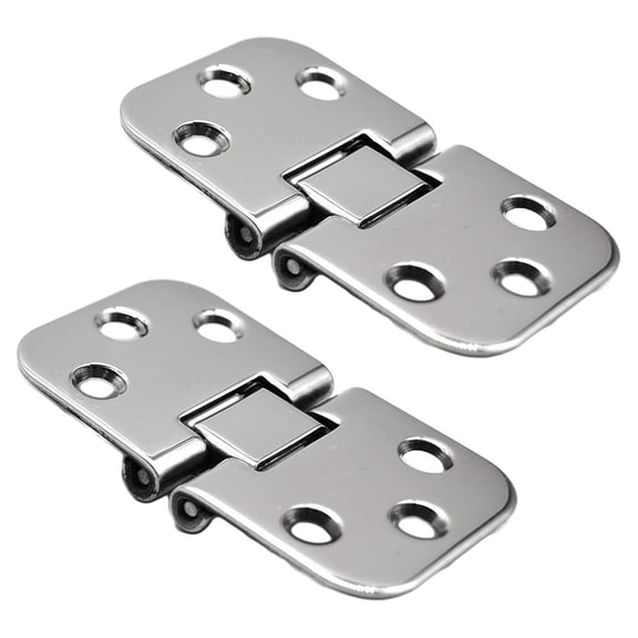 MARINE CITY Flush Mount Hatch Hinges, 316 Stainless Steel - Corrosion Resistant & Durable - 180 Degree Rotation - Ideal for Boats, Yachts, Doors, Motor Boxes, RVs Pack of 2
