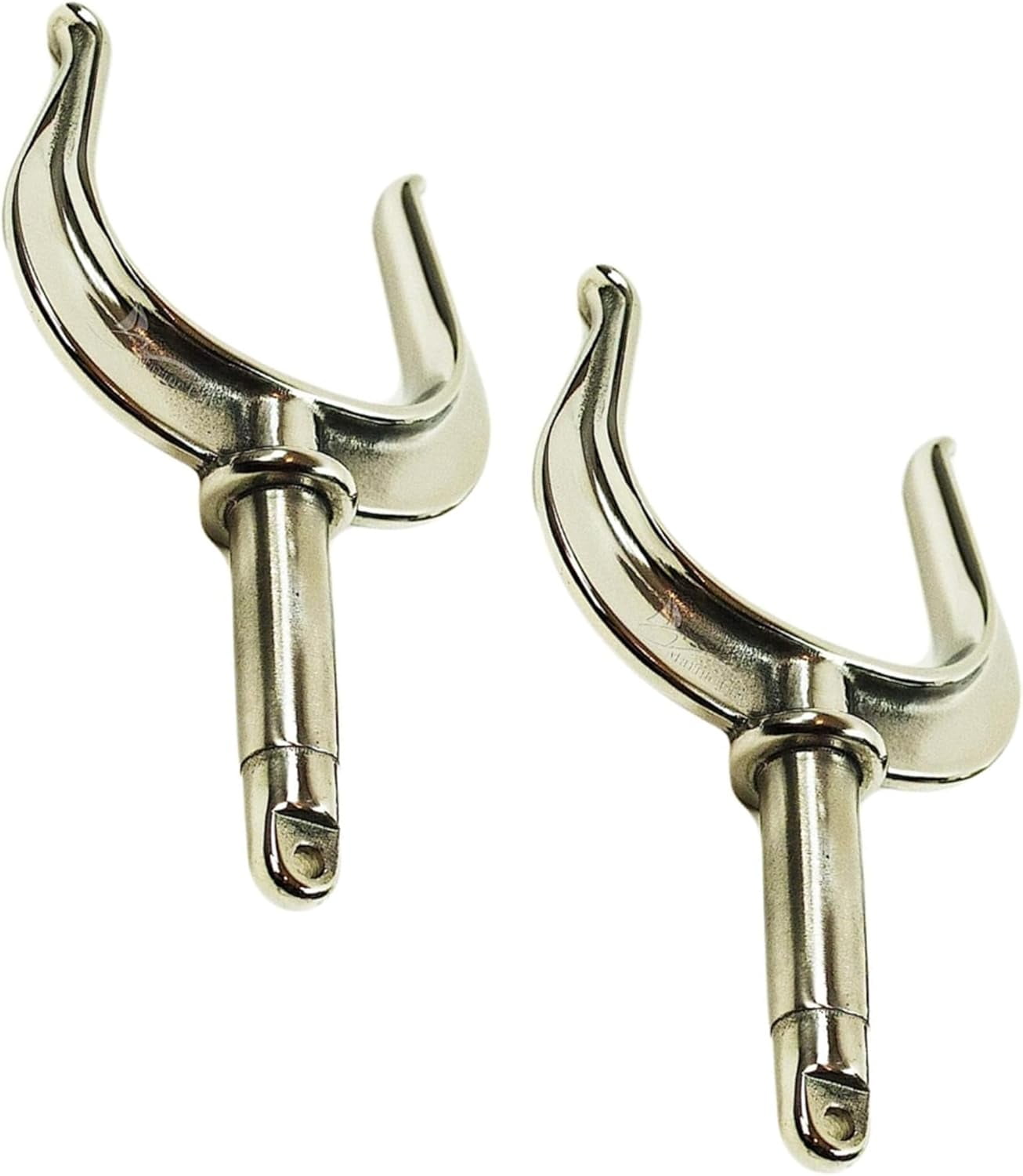 MARINE CITY Shaft Rowlock Oarlock, 316 Stainless Steel, Heavy Duty 1/2 ...