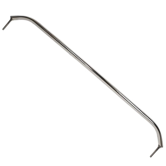 MARINE CITY Oval Tube Boat Handle Grab Bar Mount Handrail with Flange and Studs 30 Inches, Marine-Grade Stainless Steel for Yachts, RVs, and Boats Pack of 1