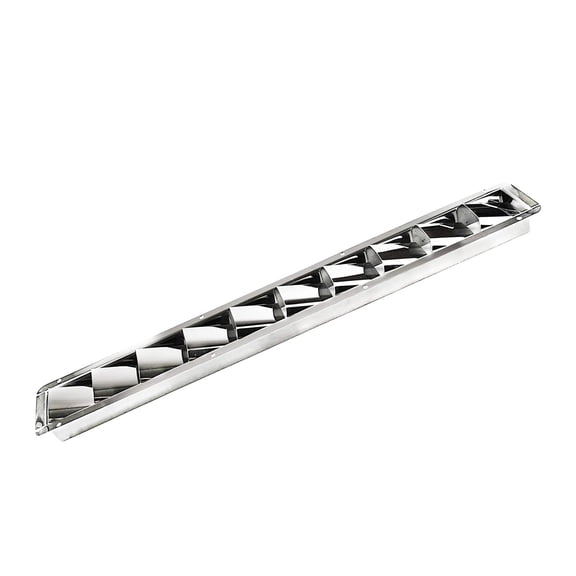 Marine City 10-Slot Louvered Vent, 304 Stainless Steel, Corrosion-Resistant, Easy Installation, for Boats, Yachts & Homes, Pack of 1