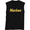 thumbnail image 1 of MARINES Sleeveless T-Shirt in black, 1 of 3