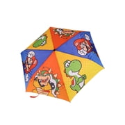 Super Mario 6 Panel Telescopic Umbrella with Auto Open Button