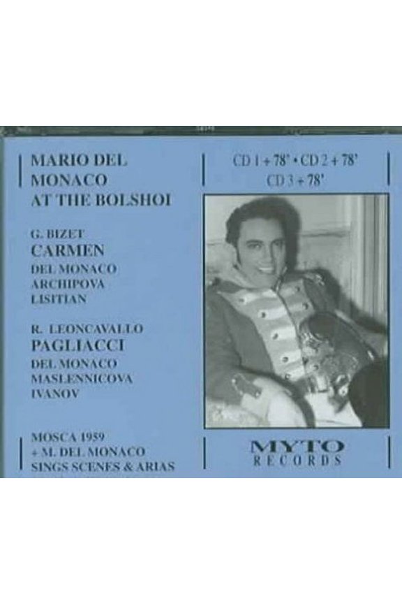 MARIO DEL MONACO AT THE BOLSHOI