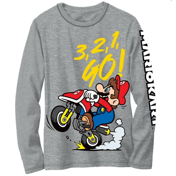 MARIOKART Long Sleeve Tee (Little & Big Boys)