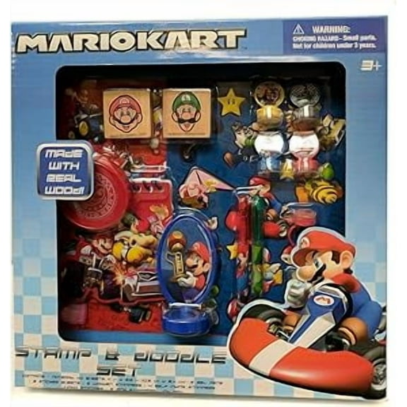 MARIOKART Stamp and Doodle Set