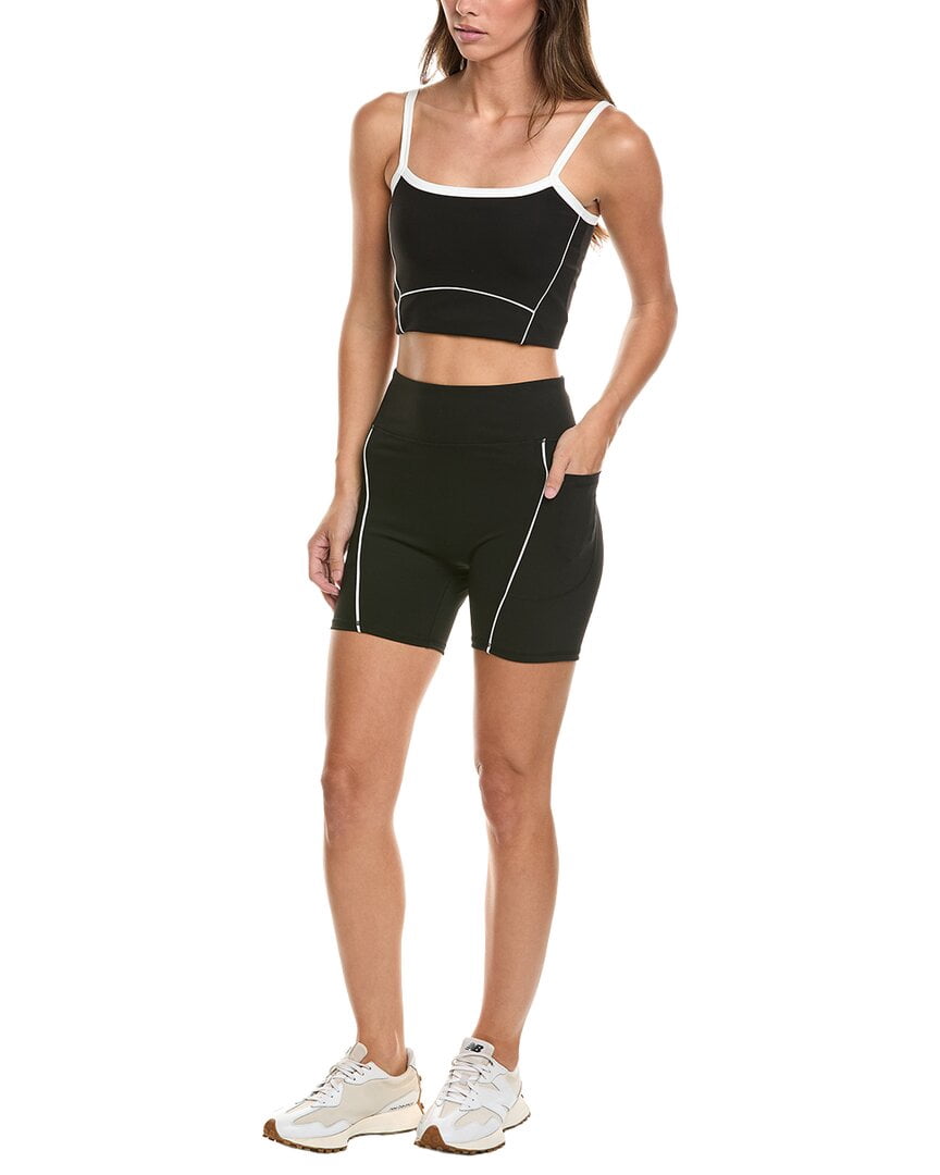 Marion 2Pc 5In Athleisure Wear Crop Set Women's