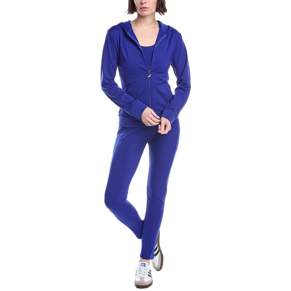 MARION womens 3pc Track Set, l/xl, Blue