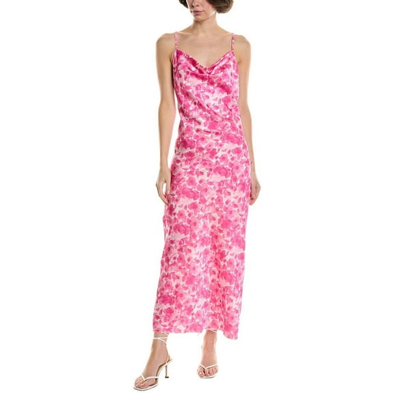 MARION womens  Maxi Slip Dress, l, Pink