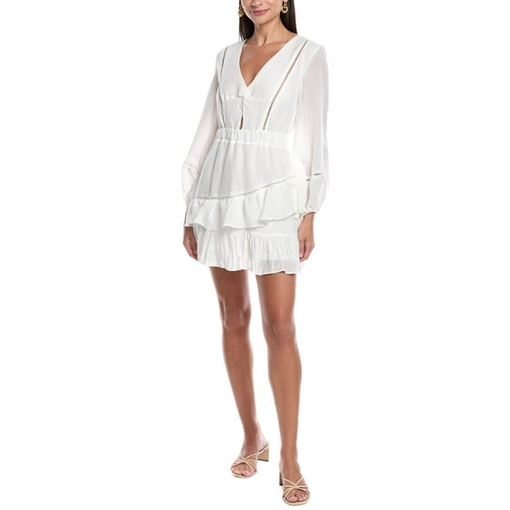MARION womens  Mini Dress, l, White