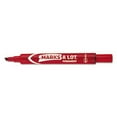 thumbnail image 1 of MARK A LOT Regular Desk-Style Permanent Marker, Chisel Tip, Red, Dozen, 1 of 2