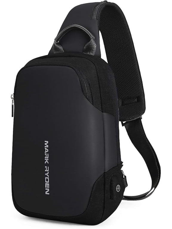 Anti-theft Sling Chest Bag Handbag for Men Waterproof Crossbody Travel Shoulder Bag Fit for 9.7" ipad …