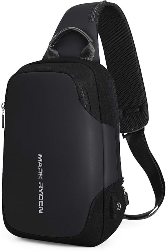 Anti-theft Sling Chest Bag Handbag for Men Waterproof Crossbody Travel Shoulder Bag Fit for 9.7" ipad …