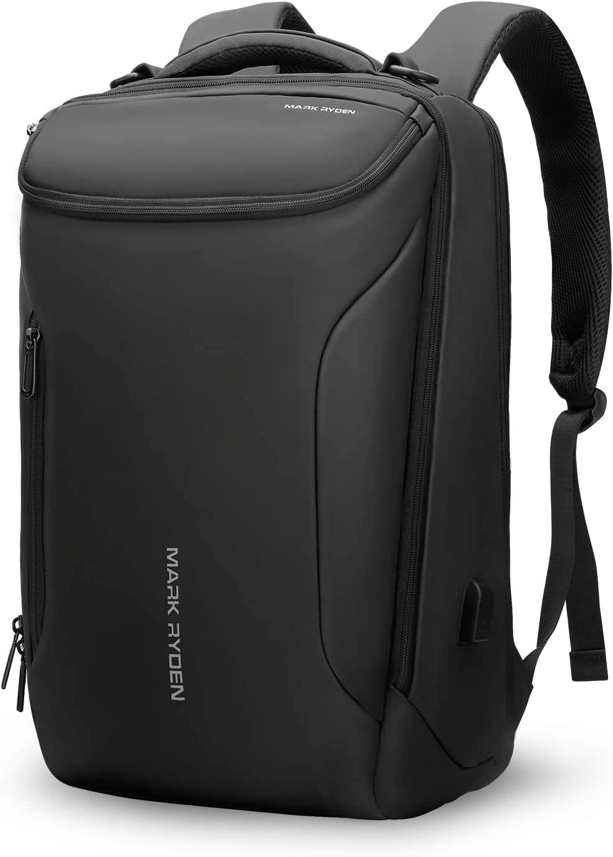 MARK RYDEN Business Backpack for Men Waterproof Sport Car Shape Design with USB Port Fits 17.3 Inch Laptop YKK 3 Pocket Walmart