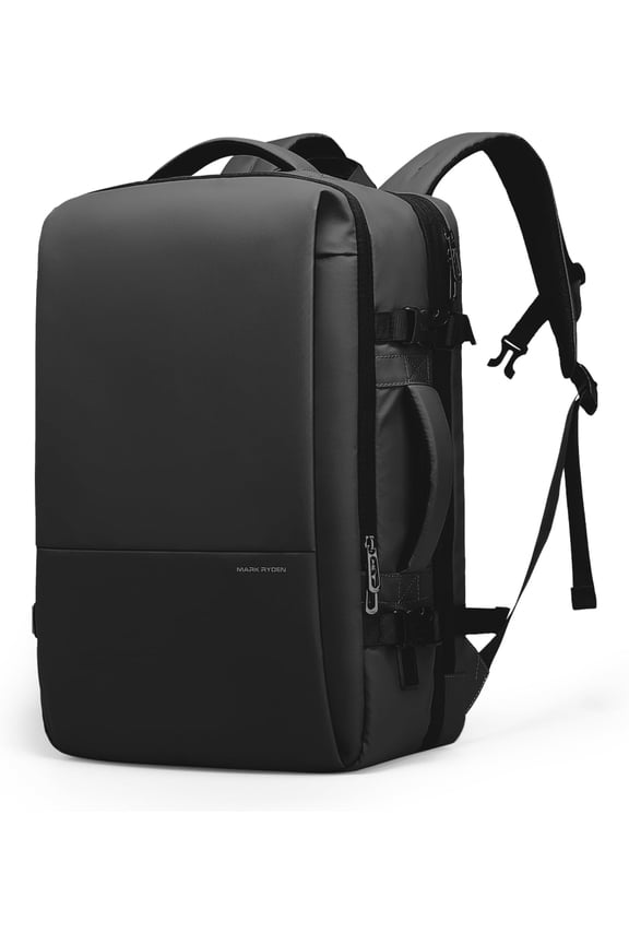Business Laptop Backpack for Men, 30L Water-Resistant Anti-Theft Travel Backpack with USB Charging Port, Fits 17.3 Inch Laptop, Work & College Bag (Classic Black)