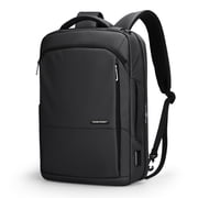 MARK RYDEN Large Capacity Anti-Theft Mens Business Laptop Backpack 15.6 inch 16.5 inches / 42 cm, Waterproof USB Charging Port Outdoor Travel Knapsack One-Shoulder Computer Bag, Black