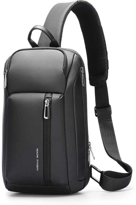 Waterproof Sling Backpack with 11-Inch Tablet Compartment, Lightweight Crossbody Chest Pack