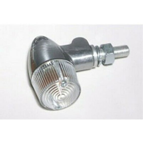 K & S Technologies 25-8418s Marker Lights, Cmpct, Flex. Stem, Crbn Fbr (D/F) Clear, Short
