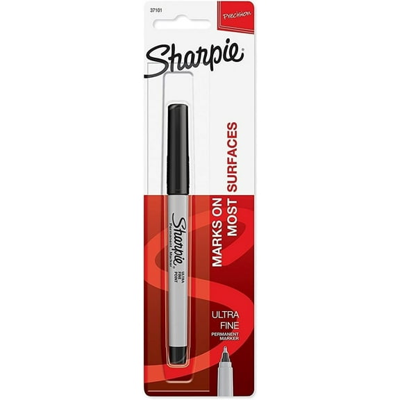 Sharpie Permanent Marker Chisel Tip - Black Ink - Single Piece
