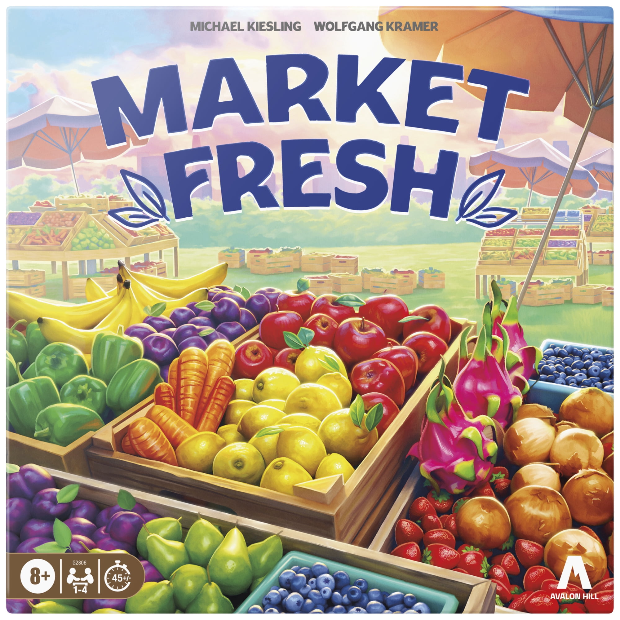Market Fresh Board Game, Family Strategy Tile Placement Games, 45 Mins., Ages 8+