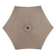 thumbnail image 1 of Living Accents UM90G310BD-04 9 ft. Market Umbrella  Taupe, 1 of 4