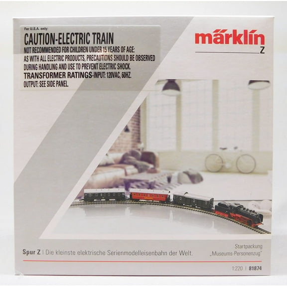 MARKLIN Z Scale SPUR Z Mini Electric Train Set Museum Train MRK81874