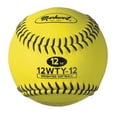 thumbnail image 1 of MARKWORT 10 OZ. WEIGHTED YELLOW LEATHER 12" SOFTBALL 22U, 1 of 1