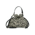 thumbnail image 1 of Time and Tru Women's Marled Bucket Bag, Black, 1 of 5