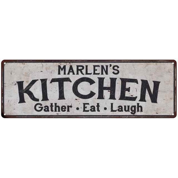MARLEN's Kitchen Gift Rustic Chic Decor Gift 6x18 Sign 206180051648