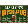 thumbnail image 1 of MARLON'S Irish Pub Beer Metal Sign Bar Decor 8x12 208120013500, 1 of 1