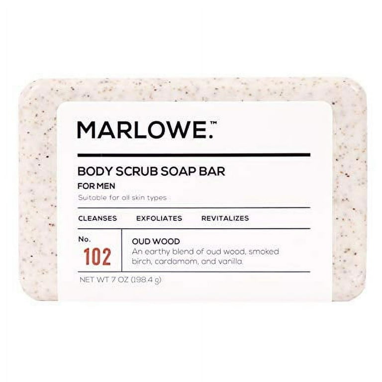 MARLOWE. No. 102 Men's Body Scrub Soap 7 oz