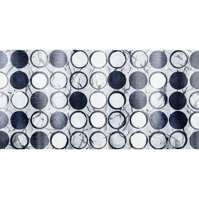 MARMONT HILL  - 'Aesthetic Circles' Painting Print on Wrapped Canvas - Multi-Color 36 x 18