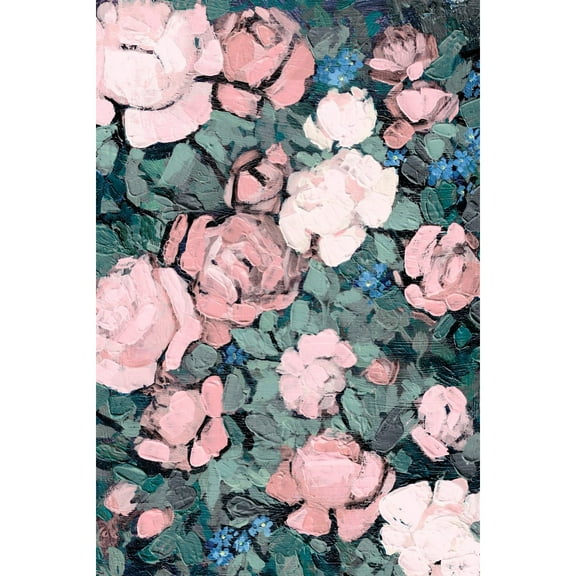 MARMONT HILL 'Bushy Pink Painting' Painting Print on Wrapped Canvas - Multi-Color 40 x 60