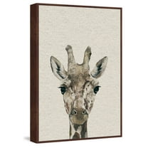 MARMONT HILL 'Cheeky Giraffe II' Floater Framed Painting Print on Canvas 40 x 60