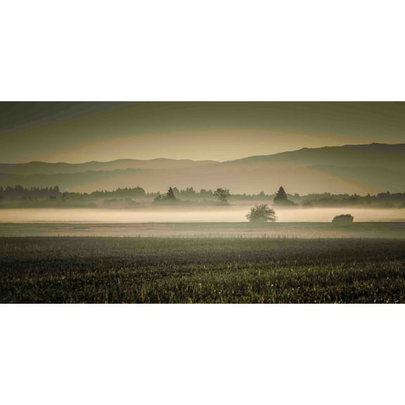 MARMONT HILL  - Dawn's Early Light Painting Print on Canvas - Multi-Color 24 x 12
