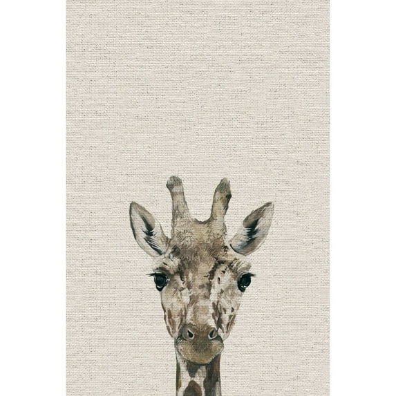 MARMONT HILL - Handmade Cheeky Giraffe II Print on Wrapped Canvas 24 x 36