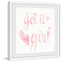 MARMONT HILL 'Get It Girl II' Framed Painting Print - Multi-Color 32 x 32