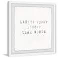 thumbnail image 1 of MARMONT HILL  - Handmade Lashes Speak II Framed Print 18 x 18, 1 of 5