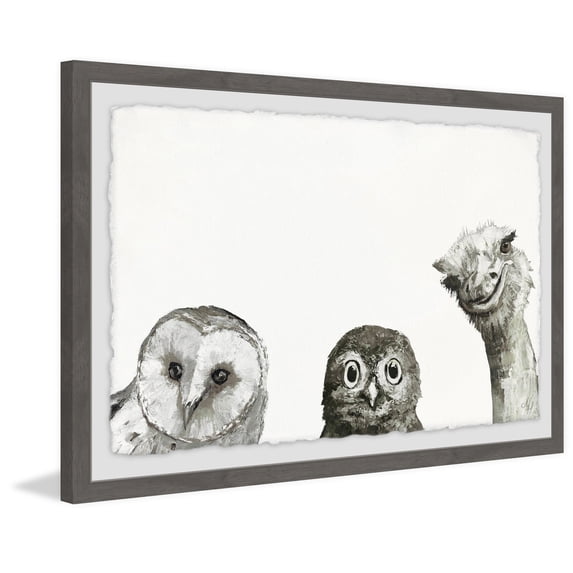 MARMONT HILL - Handmade The Big Eyes Framed Print 12 x 8