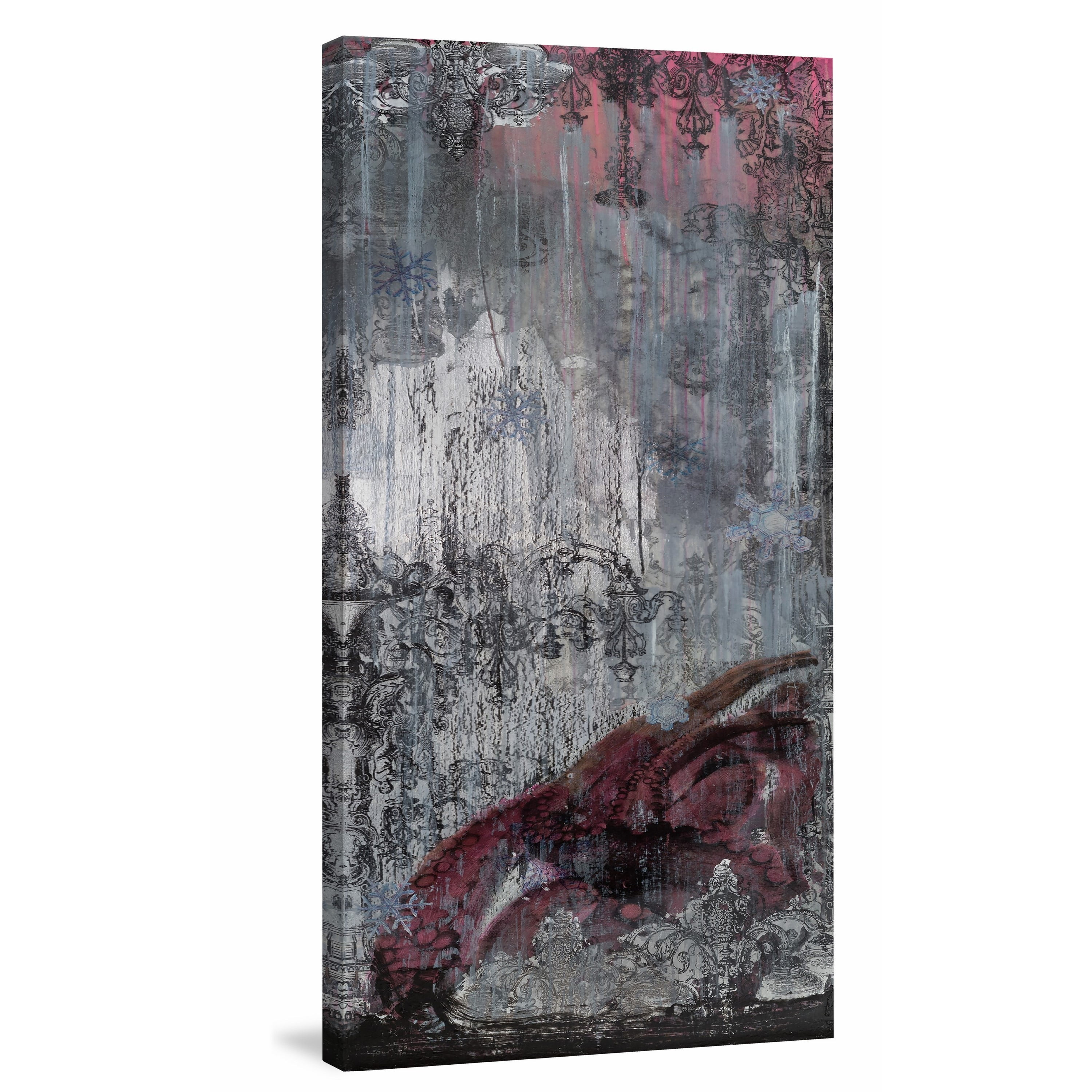 MARMONT HILL  - 'Hibernation I' by Tracy Silva Barbosa Painting Print on Wrapped Canvas - Multi-Color 22.5 x 45