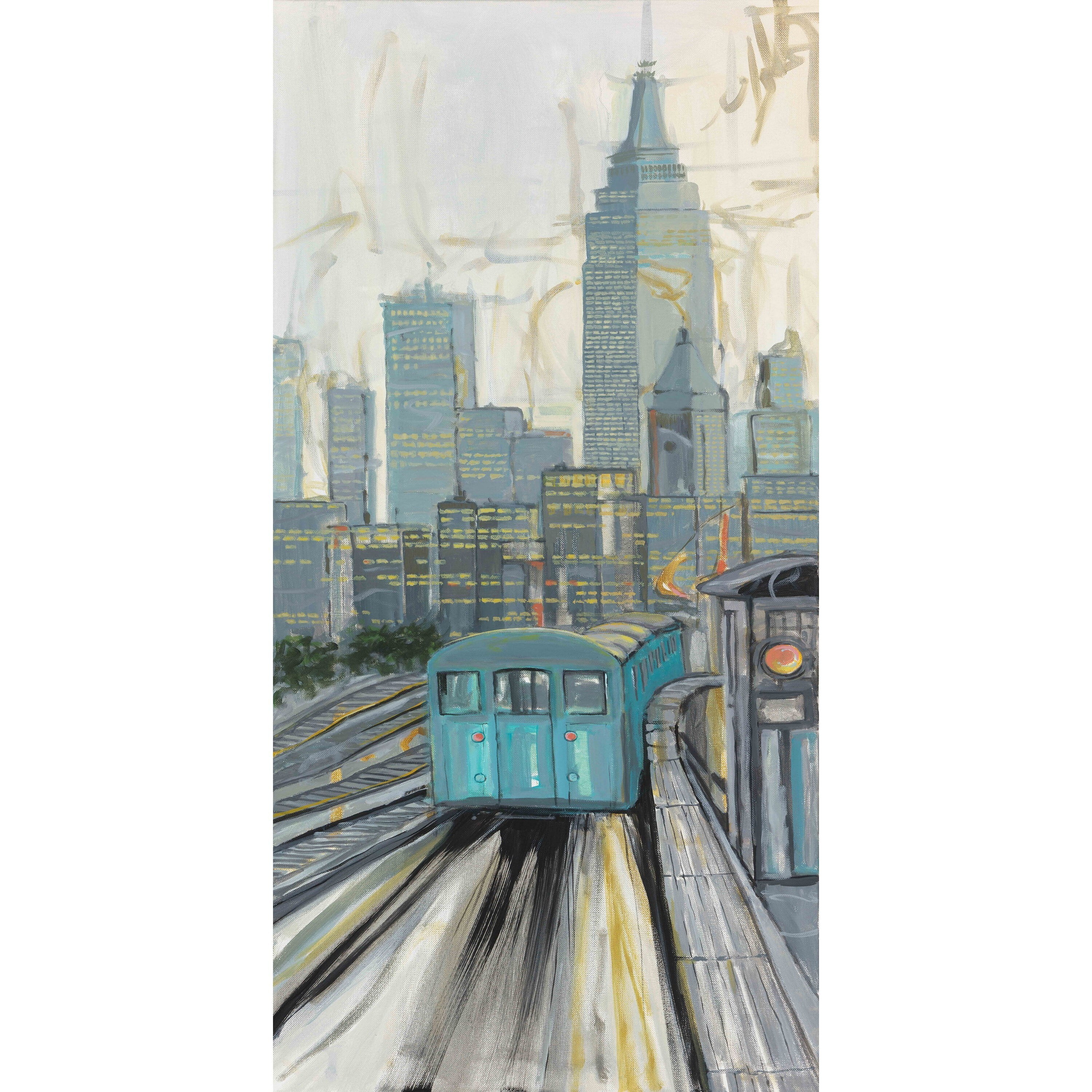 Marmont Hill 'Spirit Of New York City Ii' by Julie Joy Painting Print on Wrapped Canvas