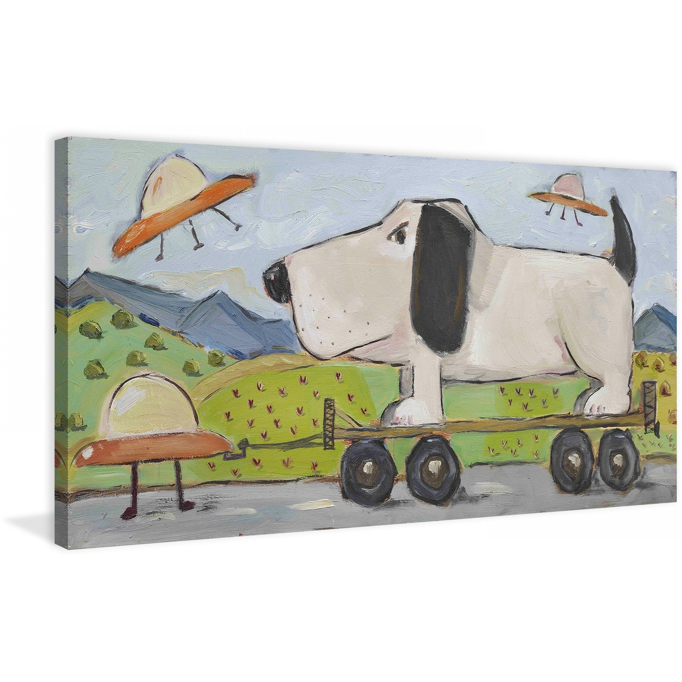 MARMONT HILL  - The Abduction by Tori Campisi Painting Print on Canvas - Multi-Color 24 x 12