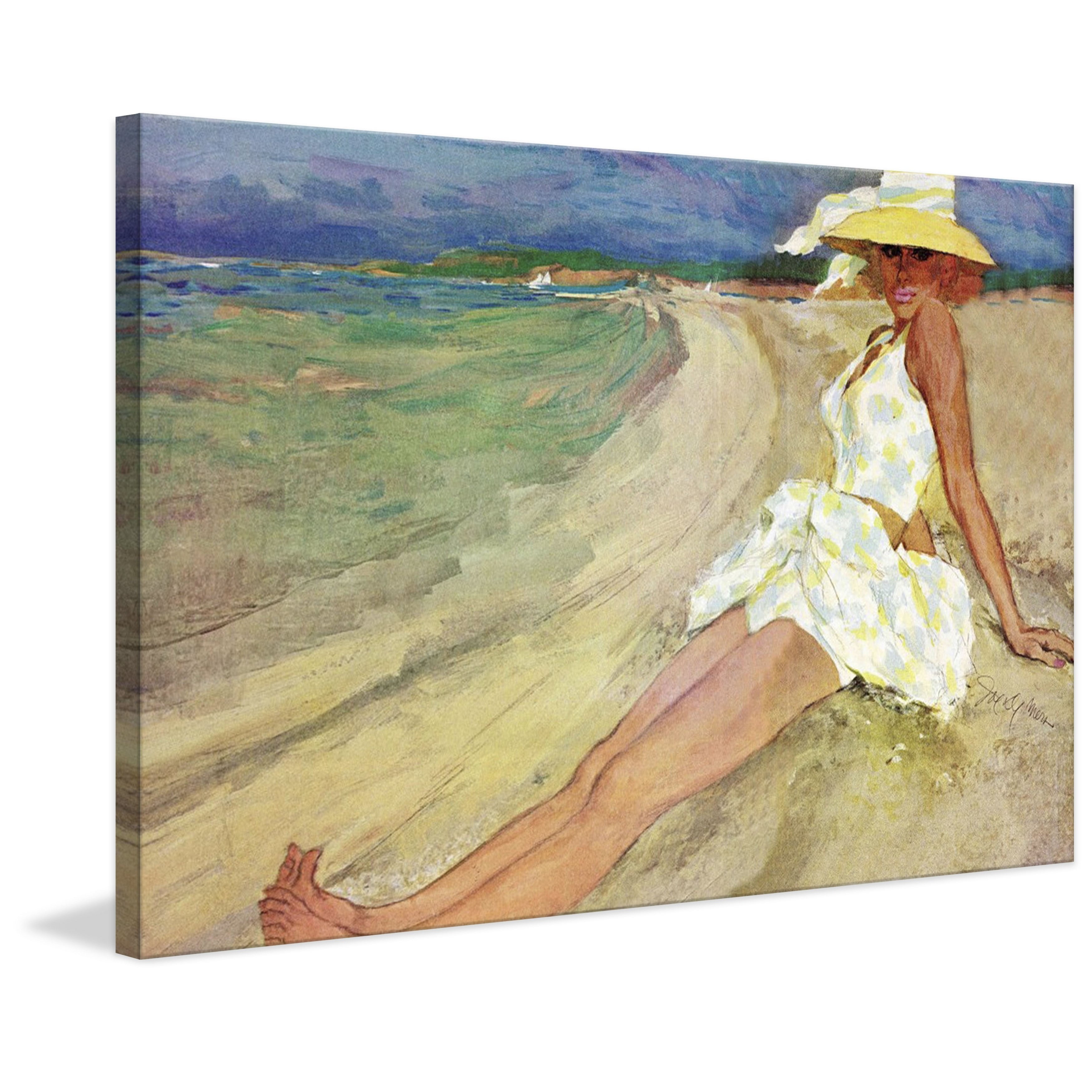 MARMONT HILL  - "Unlock Your Heart" by Joe de Mers Painting Print on Canvas - Multi-Color 45 x 30
