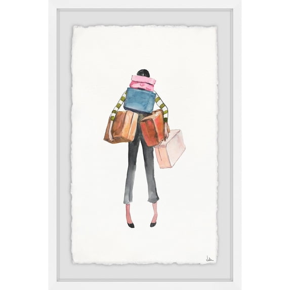 MARMONT HILL Wandering' Framed Painting Print - Multi-Color 24 x 36