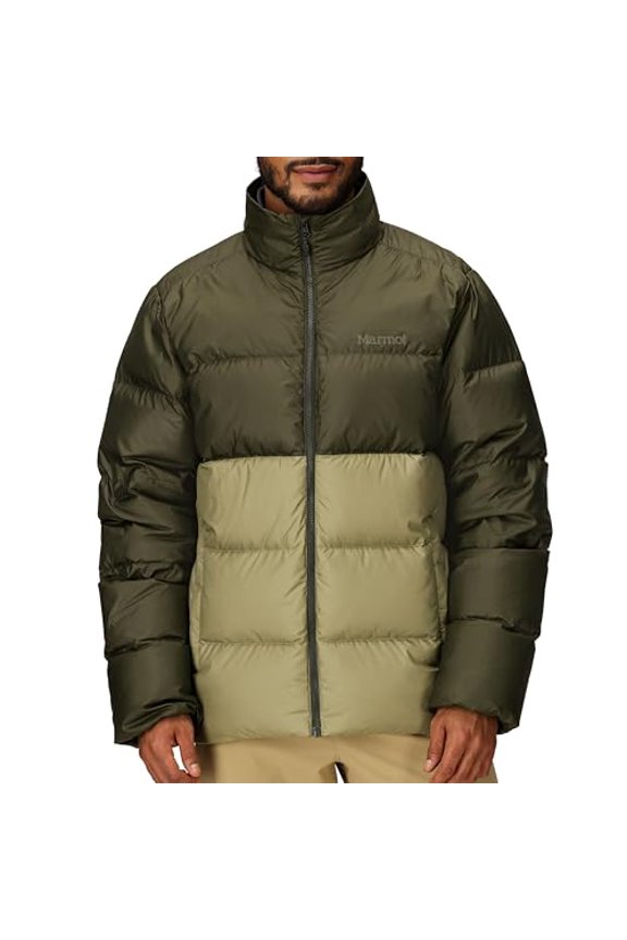 MEN'S GUIDES DOWN JACKET - SIZE: MEN M ROSIN GREEN/OLIVE GROVE