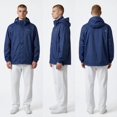 thumbnail image 1 of Marmot Mens PreCip Eco Rain Jacket 3X Navy Blue Waterproof Nylon Hooded Full Zip, 1 of 1